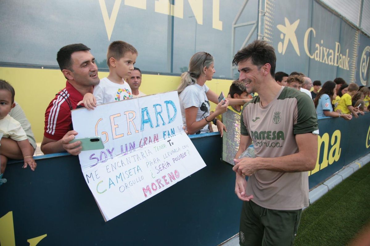 El Villarreal está realizando la pretemporada en la Ciudad Deportiva José Manuel Llaneza, con Gerard Moreno en la imagen.