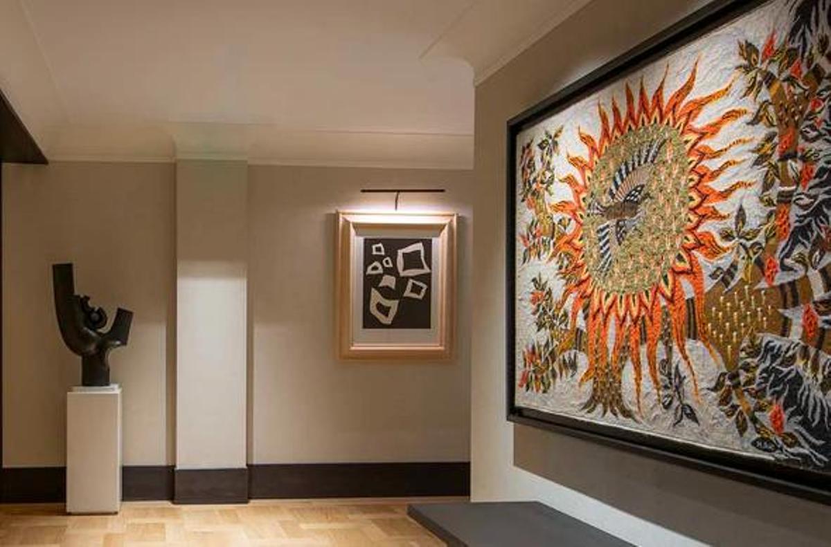 Una estancia de Casa Murrieta, en Madrid.