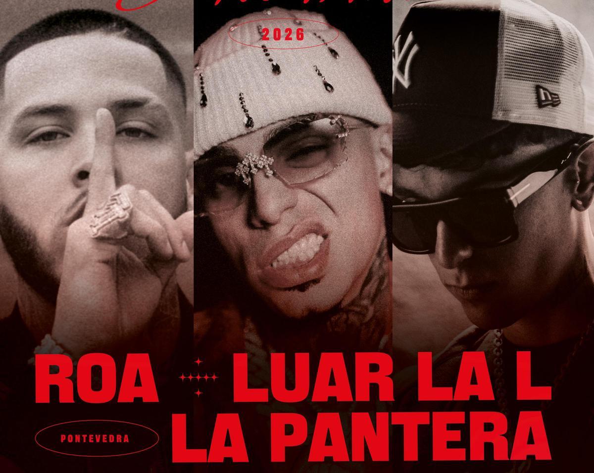 El cartel del concierto de la Festa do Albariño de Cambados.