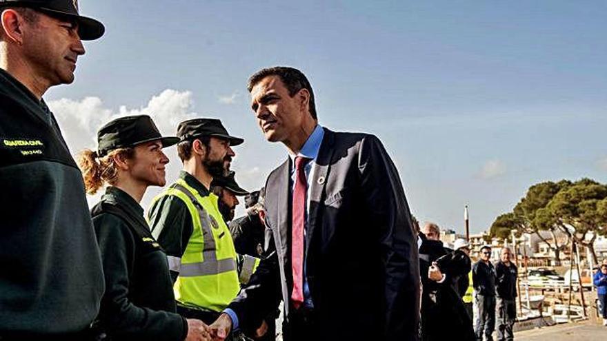 Visita Pedro Sánchez anuncia ajudes urgents per als damnificats