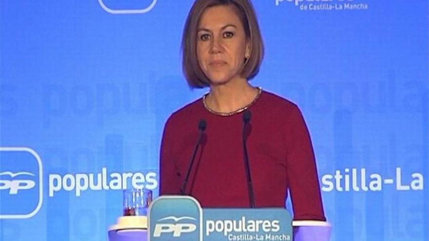 Cospedal ve al PP-A con &quot;muchas posibilidades de ganar&quot; y pide que Díaz se comprometa a que gobierne el más votado