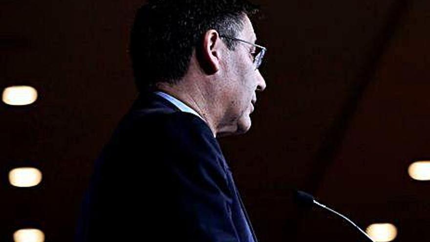 El president del Barça, Josep Maria Bartomeu, passa per un dels moments més complicats des que és al club