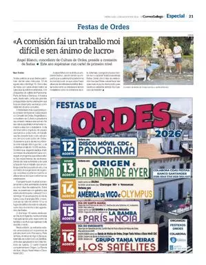 Festas de Ordes 2026