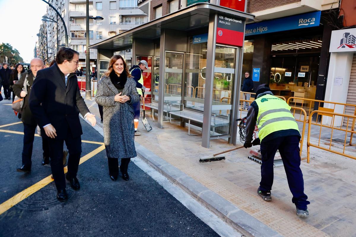 Reapertura de la avenida de Giorgeta en València