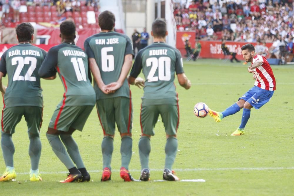 Partido entre el Sporting y el Athletic Club (2-1)