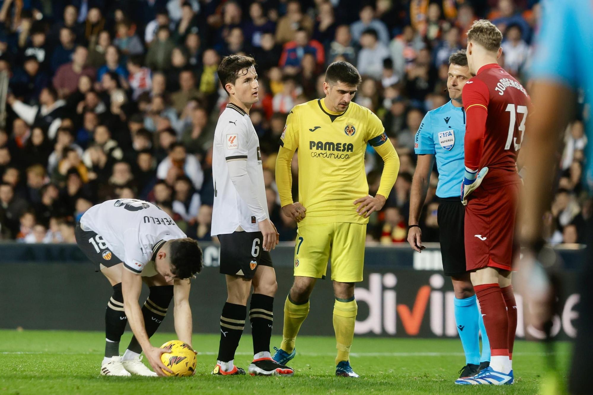 Valencia - Villarreal en imágenes