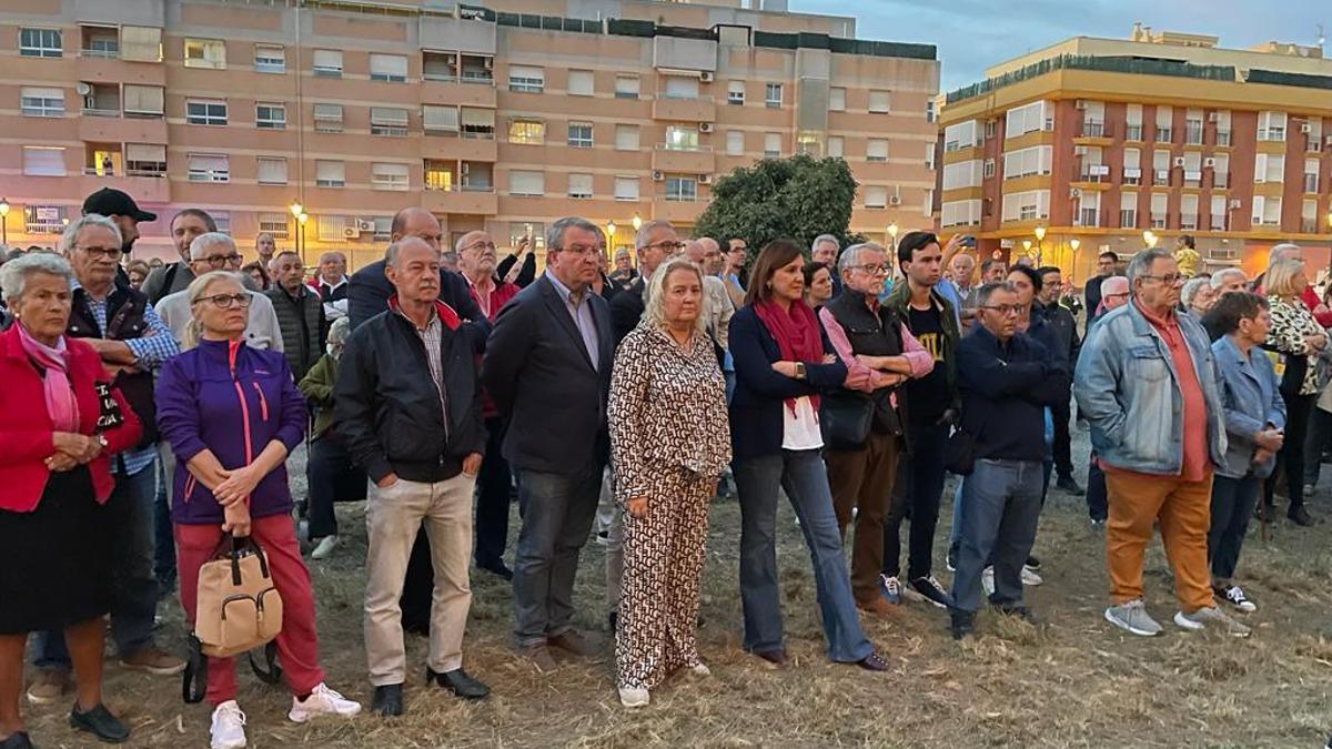 Catalá participó en la protesta de Benimàmet.