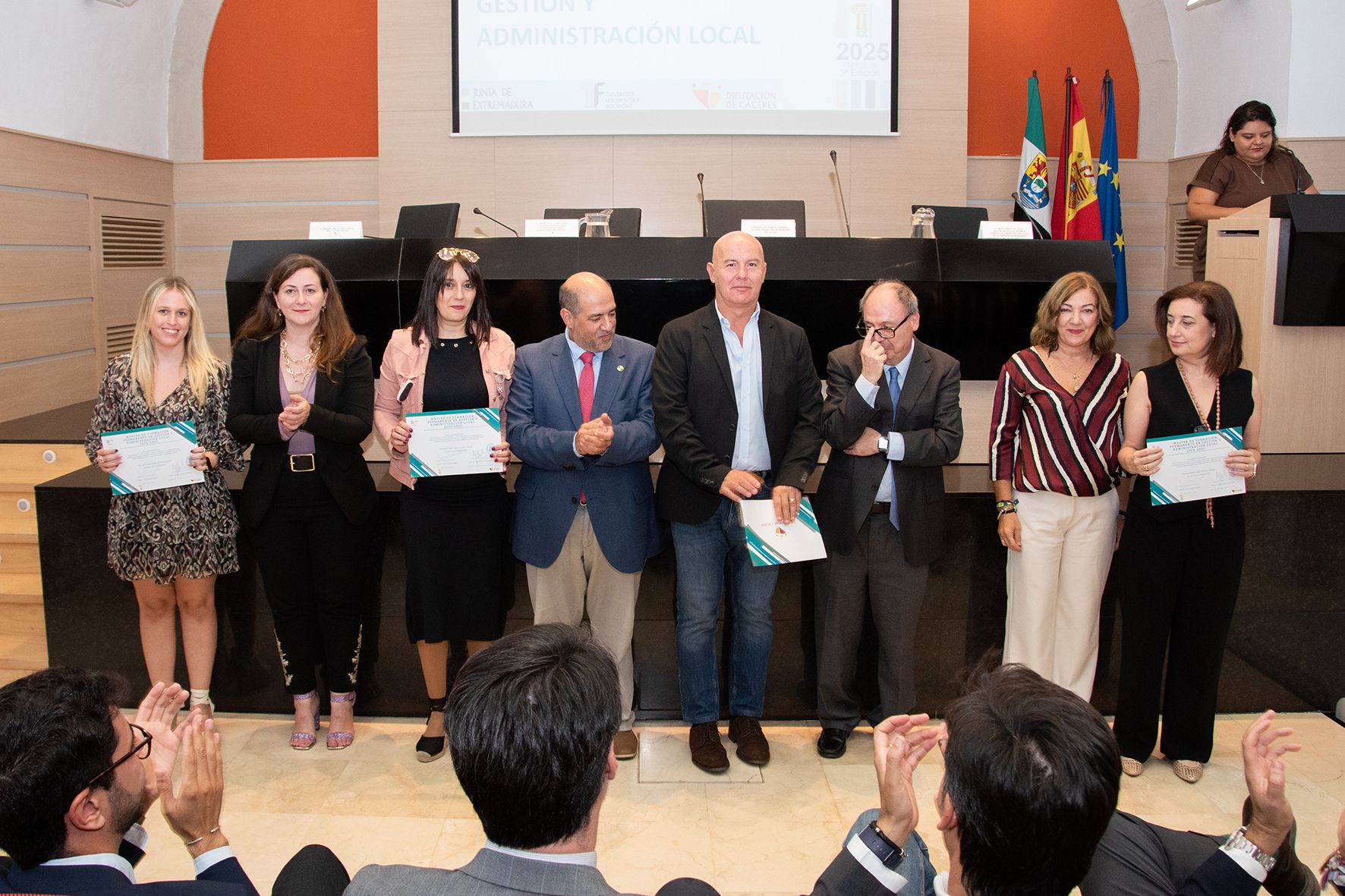 Acto de inauguración de la tercera edición del Máster de Formación en Gestión y Administración Local