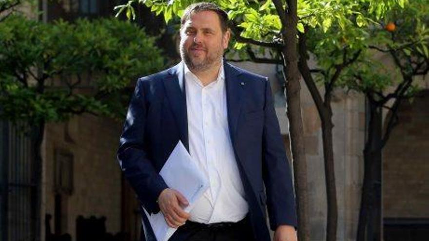 El vicepresident del Govern i conseller d&#039;Economia, Oriol Junqueras