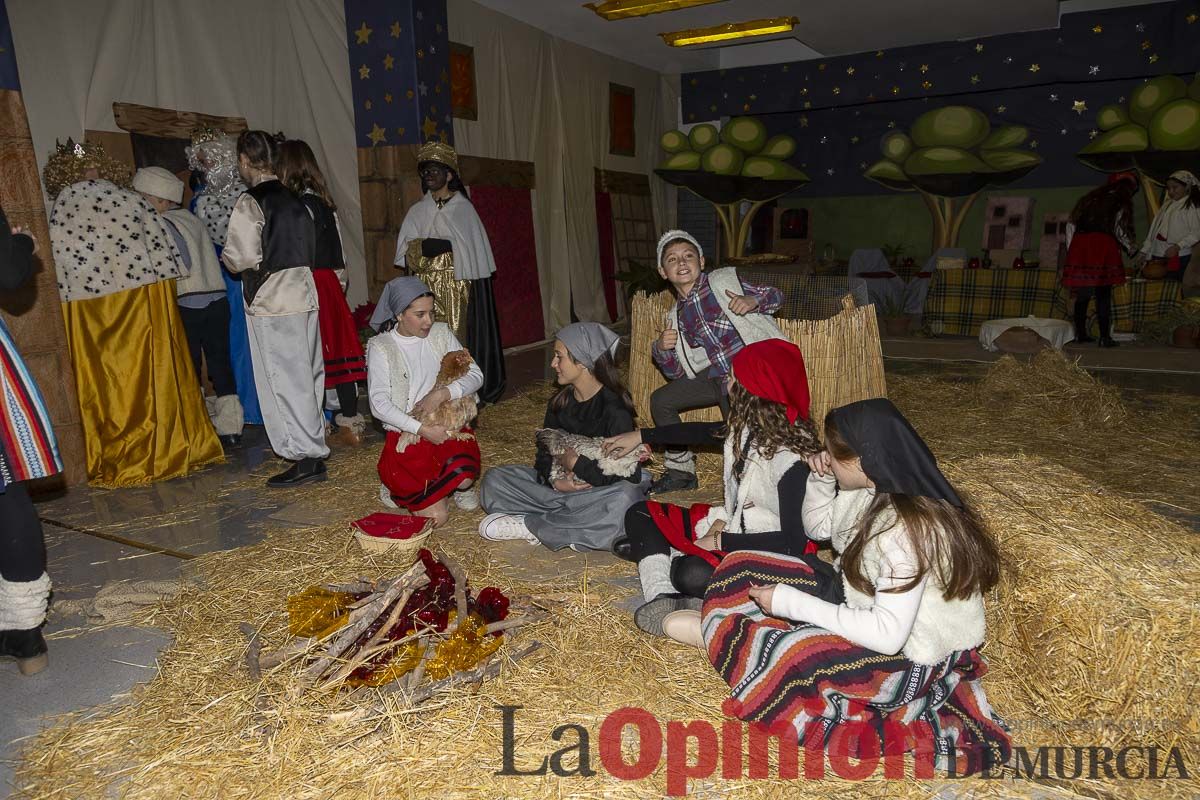 Así es el Belén viviente que ha organizado el colegio de La Consolación en Caravaca