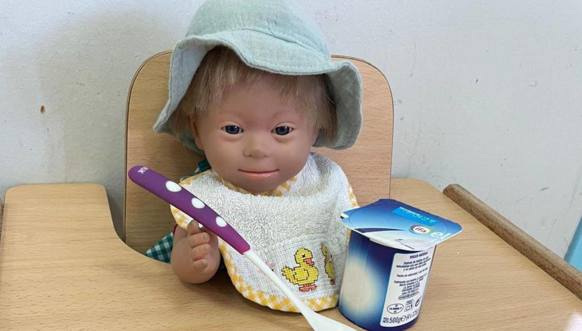 La muñeca Erea tiene 
rasgos de síndrome de 
Down. 
|  FdV