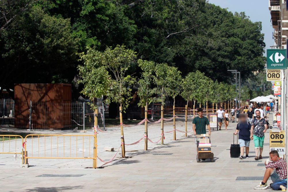 El presidente de la Junta, Juanma Moreno, inaugurará los dos tramos peatonalizados de la Alameda Principal el 15 de agosto,  el primer día de la Feria de Málaga.