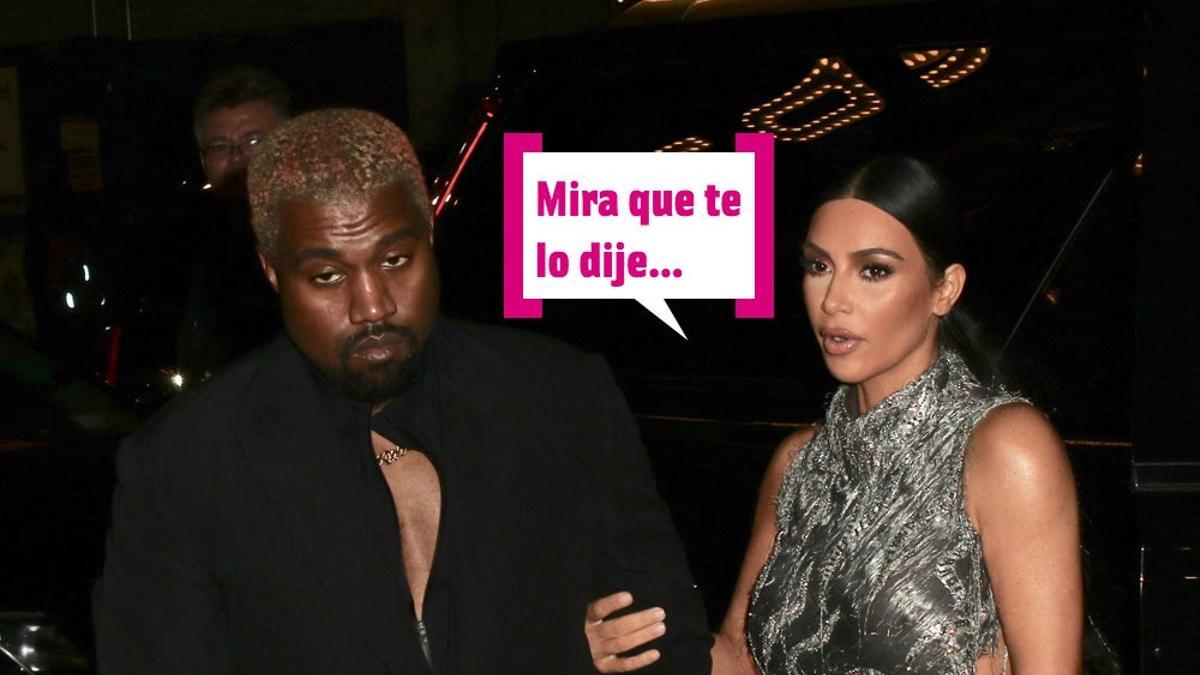 Kim Kardashian regaña a Kanye West