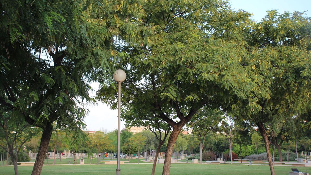 El parque Lo Torrent de San Vicente, principal espacio verde del municipio.