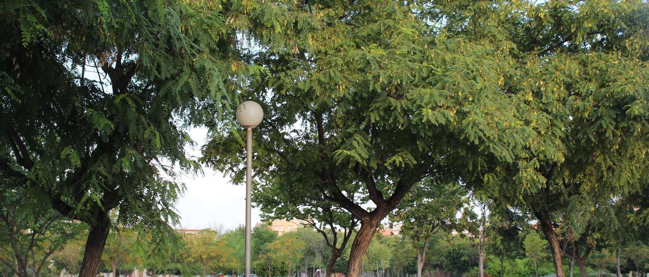 El parque Lo Torrent de San Vicente, principal espacio verde del municipio.