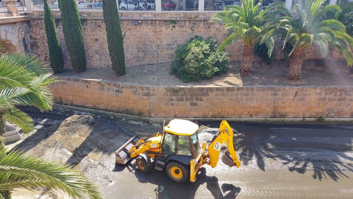 Los trabajos de limpieza durarán toda la semana.