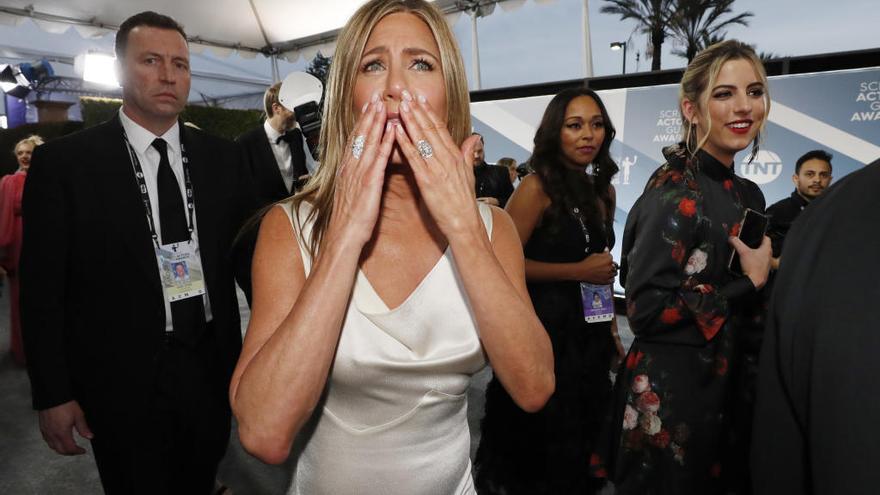 Brad Pitt y Jennifer Aniston acaparan el protagonismo en los premios SAG