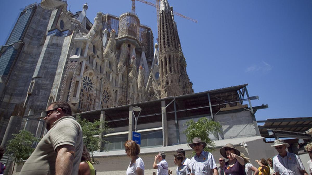 Turistas Sagrada Família