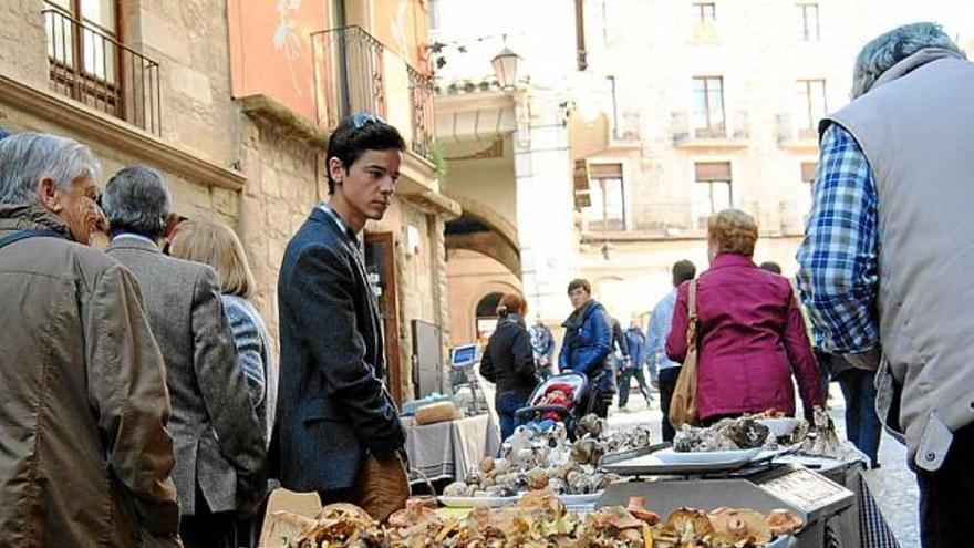 Una de les parades de bolets de la Fira de l&#039;any passat