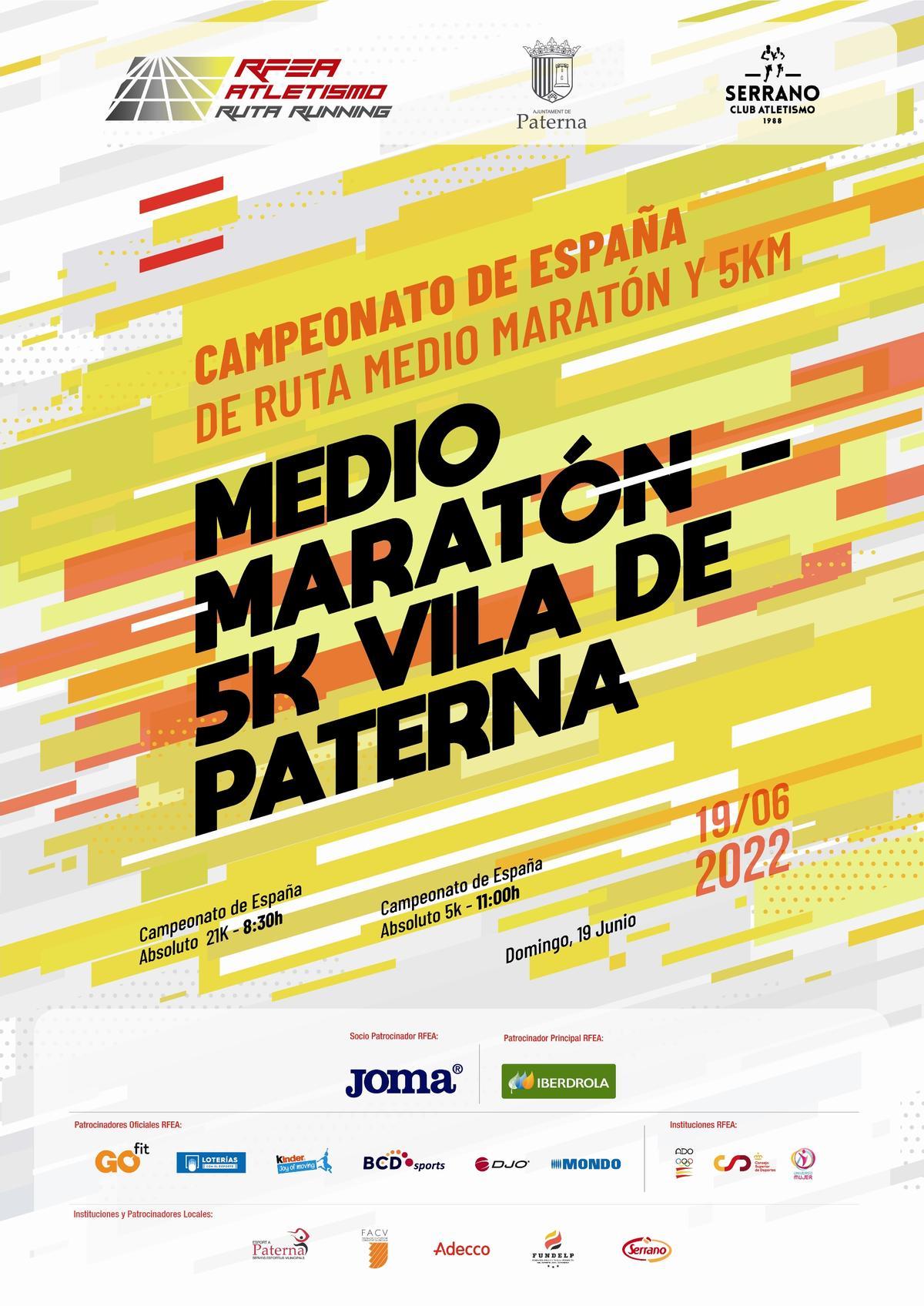 Cartel Campeonato de España de ruta