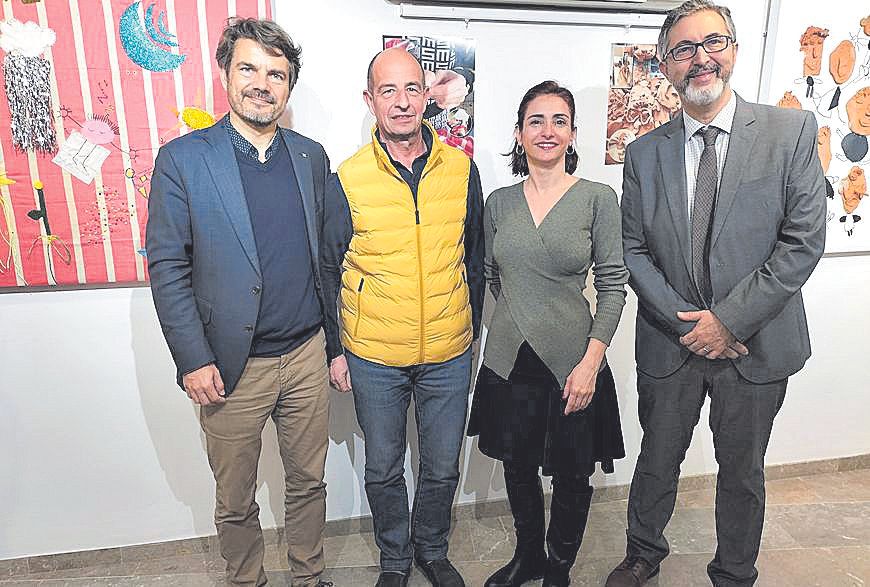 Marc Pérez Ribas, Marc Ponseti, Joana María Gelabert y Diego Riera.