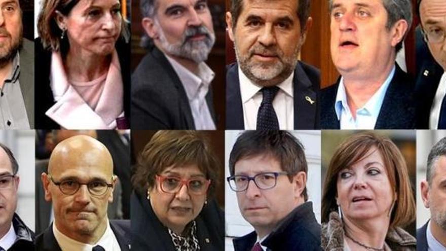 Les reaccions dels líders independentistes condemnats a les xarxes socials