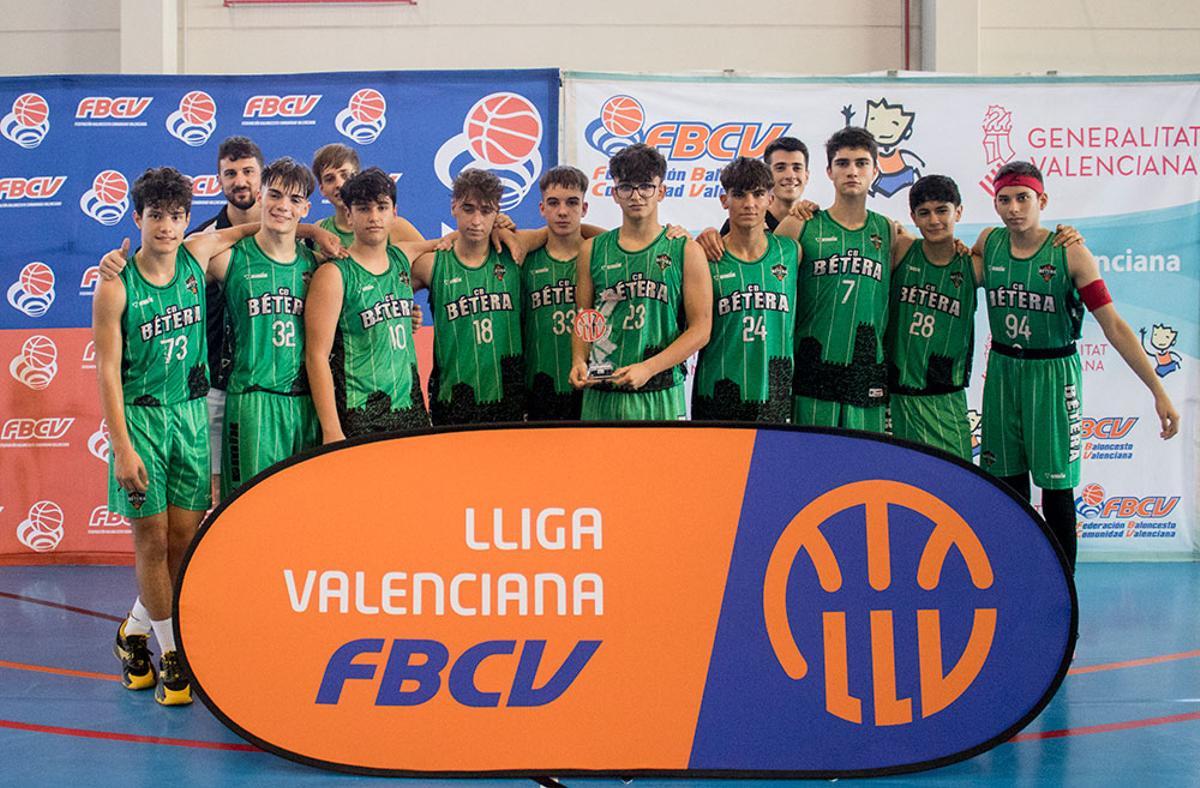 Campeón Cadete Masculino: CB Bétera.