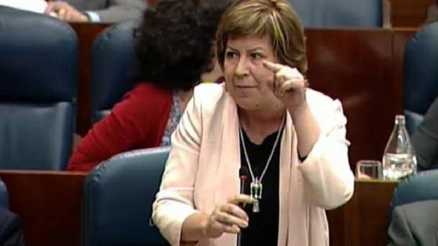 Una diputada del PSM es expulsada de la Asamblea de Madrid durante un mes