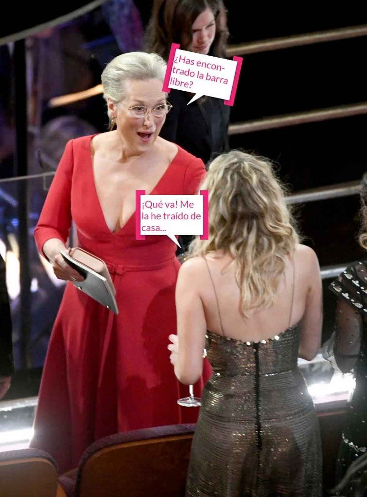 Meryl Streep y Jennifer Lawrence, superemocionadas