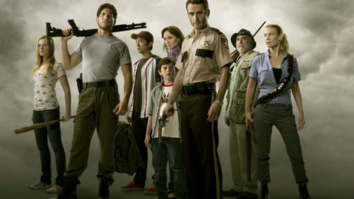 Los protagonistas de 'The Walking Dead'.