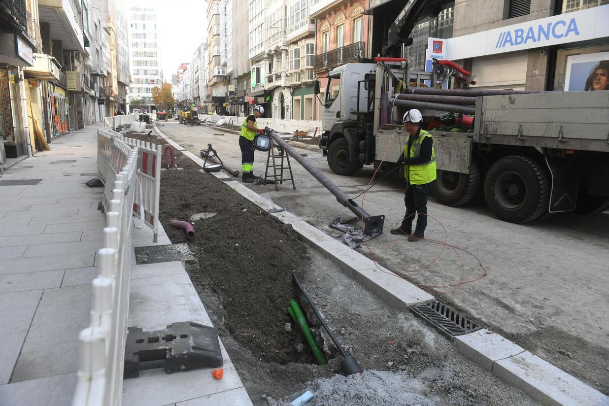 Las obras de San Andrés encaran su fase final con el hormigonado del primer tramo