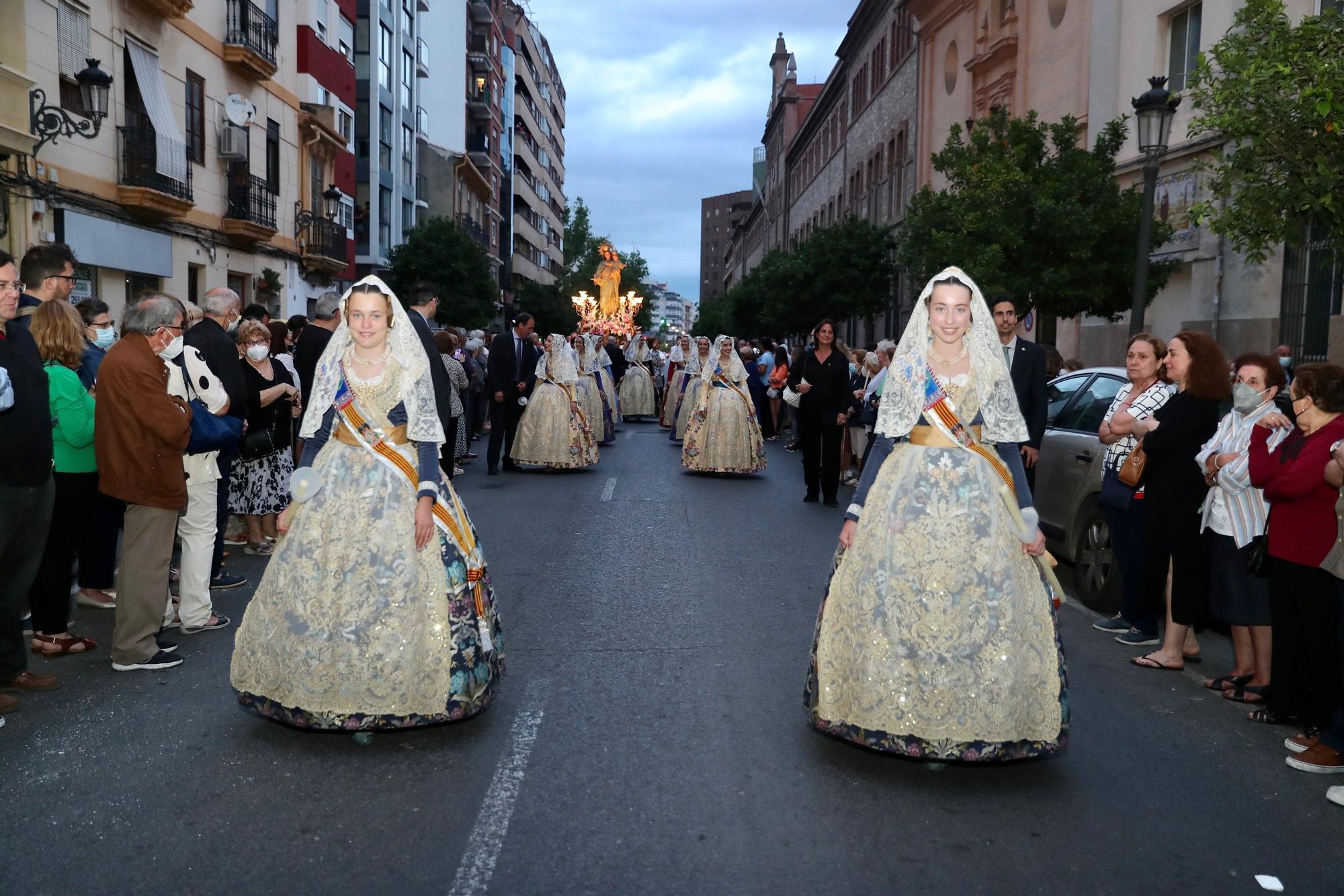 Temporada de Procesiones: Carmen, Nerea y las cortes, en la de María Auxiliadora