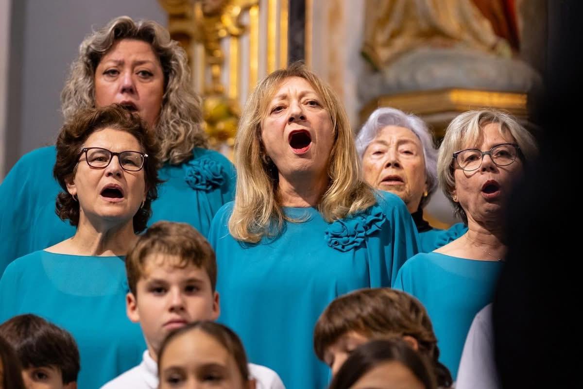 Coro de Sant Josep en una de sus presentaciones.