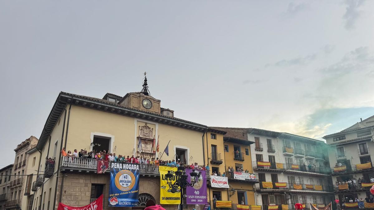 Pregón de fiestas en Calatayud.