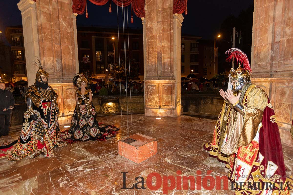 Desfile de Moros y cristianos y parlamento en las Fiestas de Caravaca