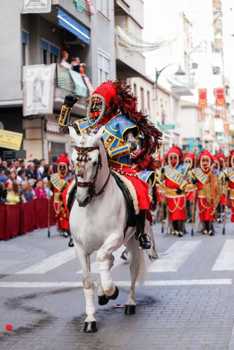 Los Realistas entraron en la ciudad con un boato donde los caballos y la sangre azul de las tropas musulmanas fueron los protagonistas