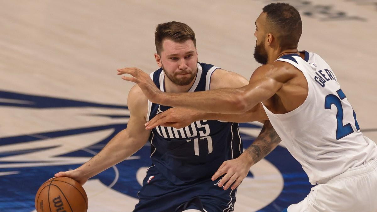 Rudy Gobert, ante Luka Doncic