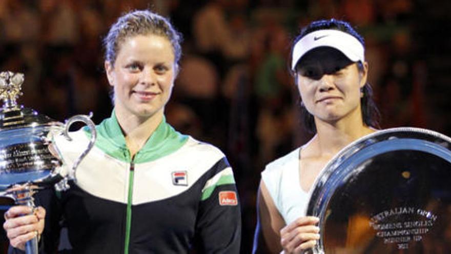 Kim Clijsters y Na Li.