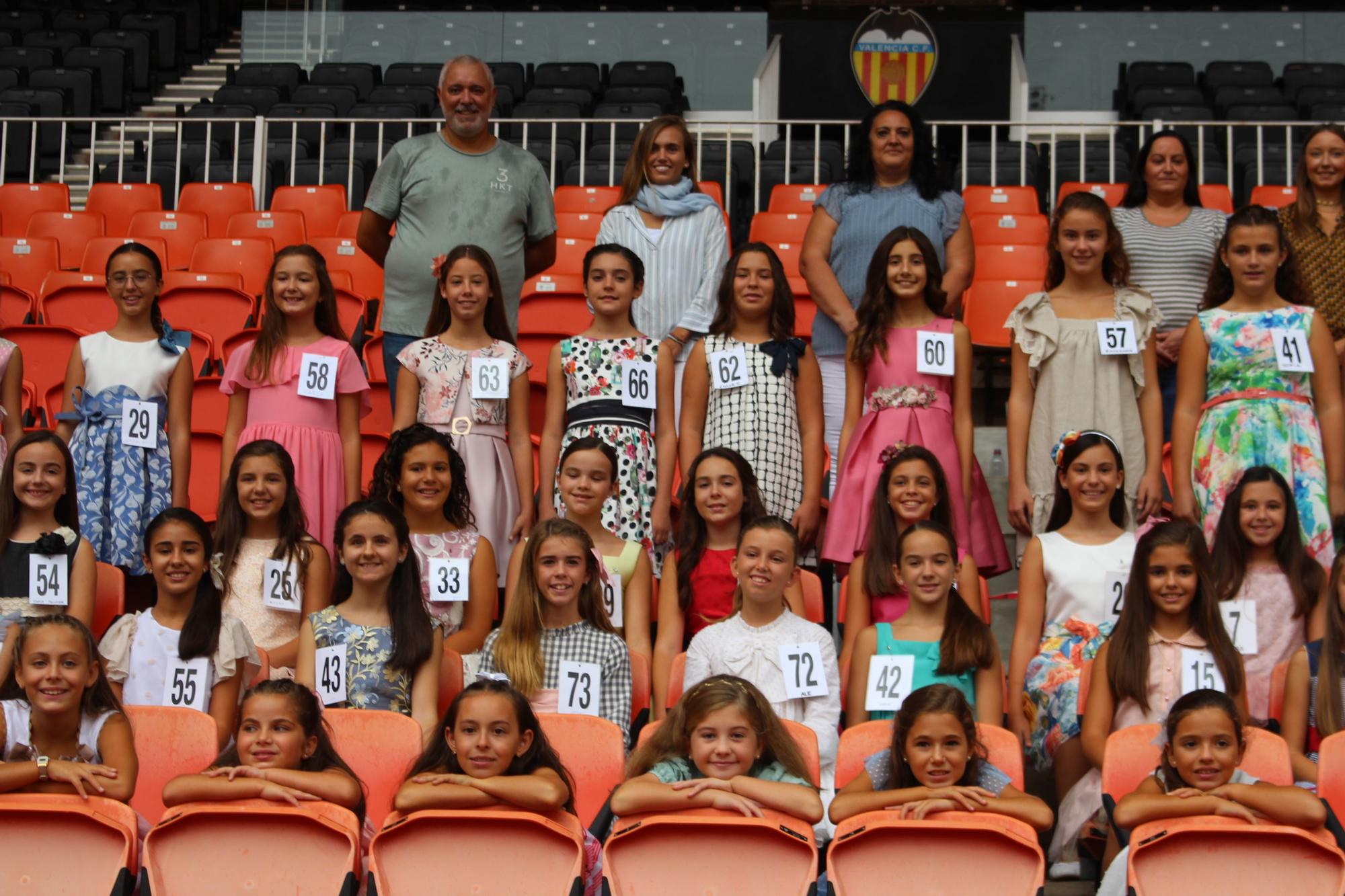 Tutorial del Valencia CF para las candidatas a Fallera Mayor Infantil de València 2023