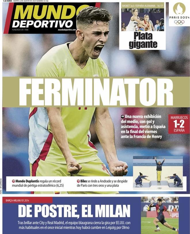 Las portadas de los periódicos deportivos de hoy, martes 6 de agosto