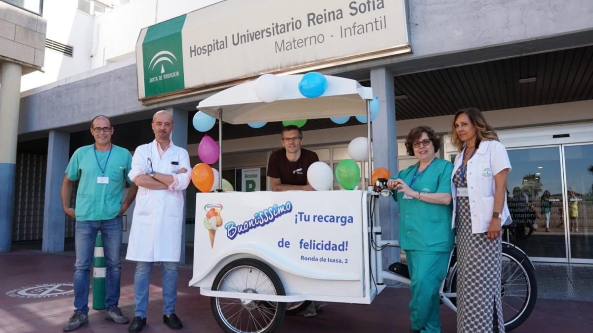 Helado artesano para &#039;cargar las pilas&#039; a los niños del Reina Sofía