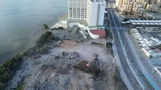 Adiós al Lagomar: cae la última piedra del hotel de La Manga que empezó a derribarse en noviembre
