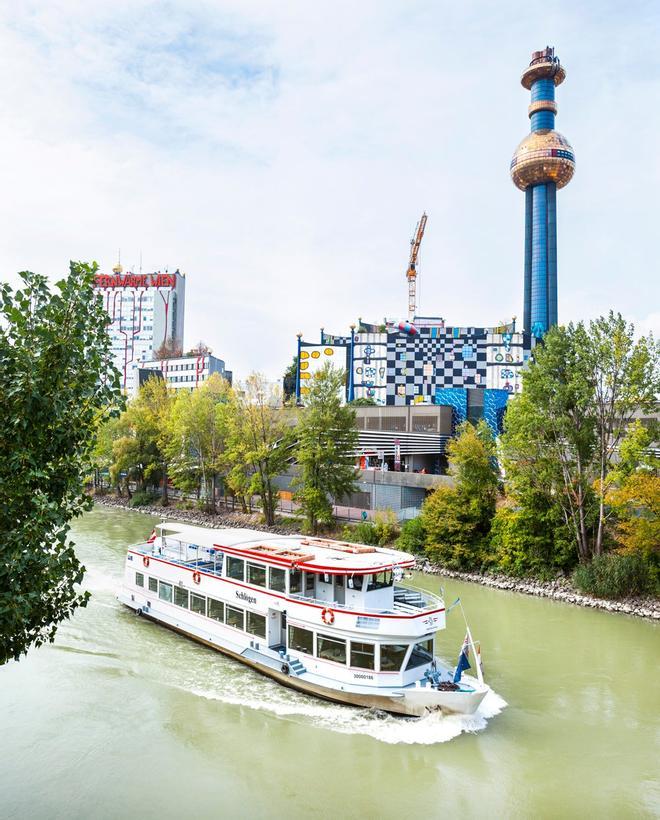 Spittelau de Hundertwasser en Viena