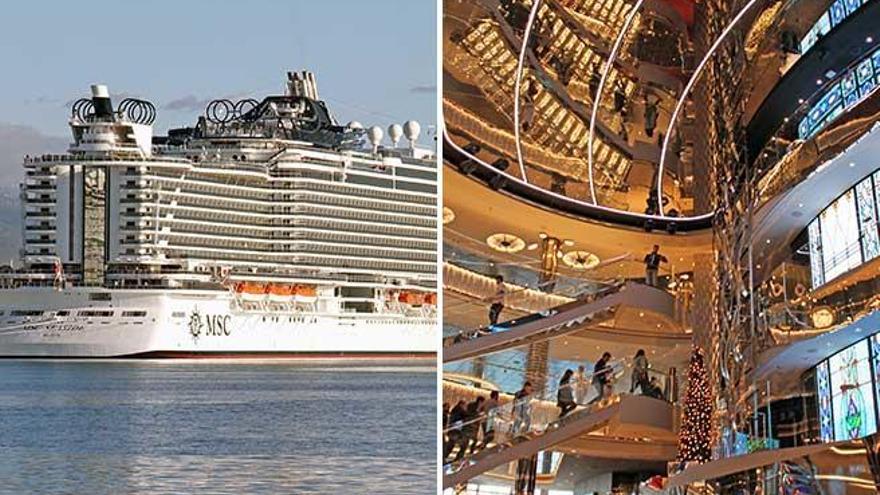 Primera escala en Palma del MSC Seaside