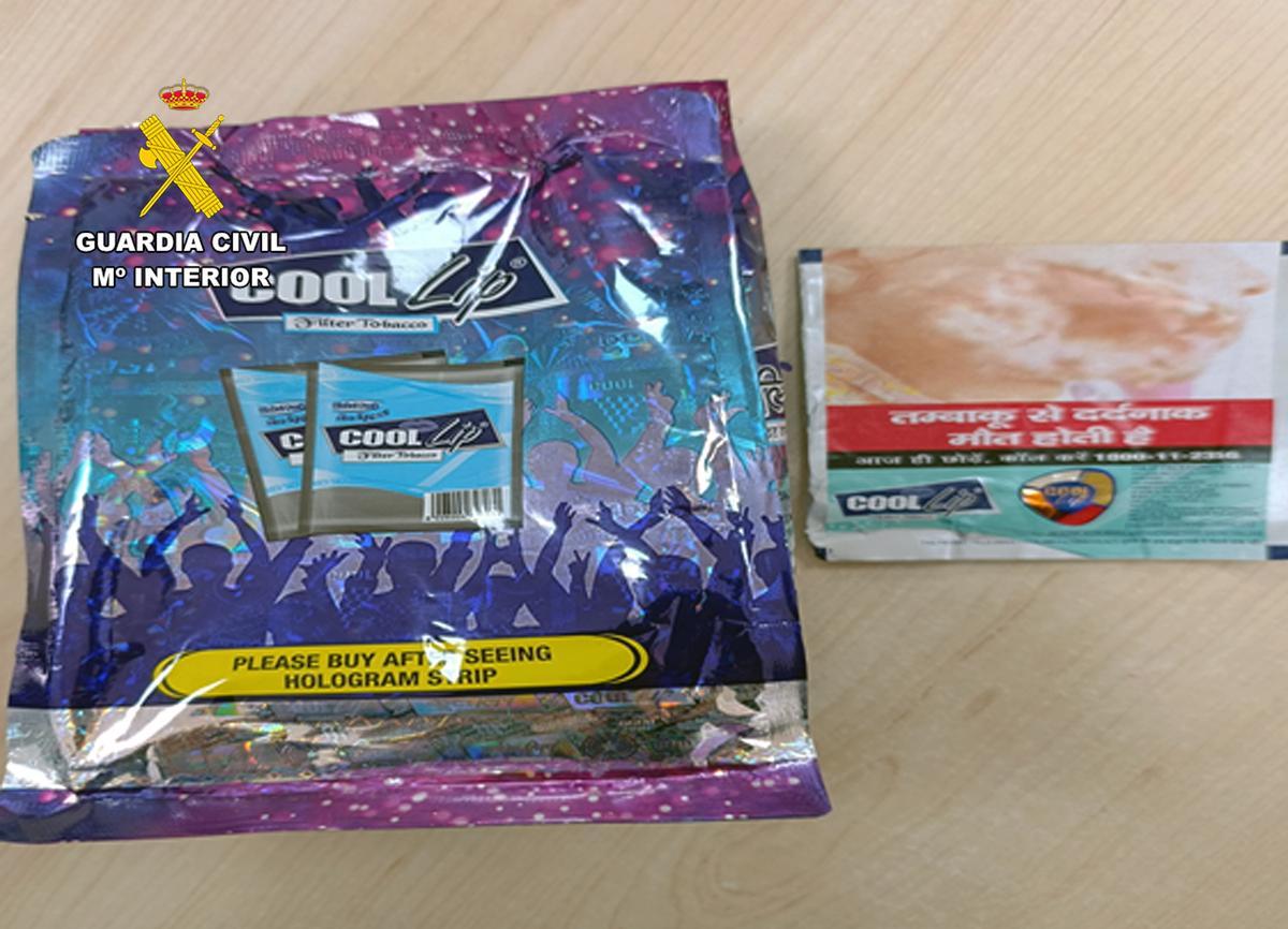 Detalle de parte de la mercancía intervenida.