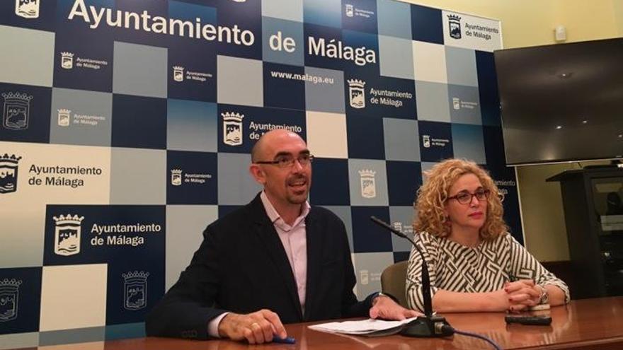 Eduardo Zorrilla y Remedios Ramos esta mañana en la rueda de prensa.