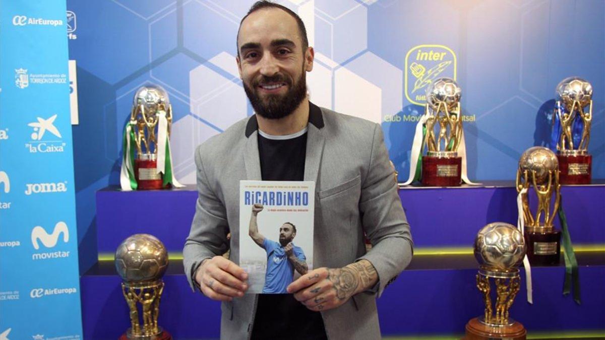 Ricardinho, en enero en la presentación de su autobiografía