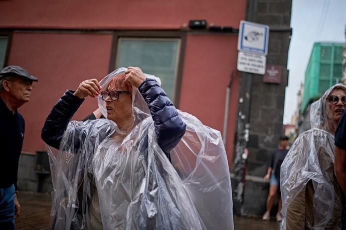 Primeras lluvias en Santa Cruz de Tenerife. ...