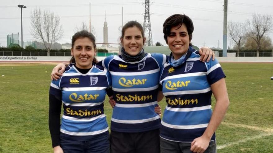 Tres de las jugadoras seleccionadas.