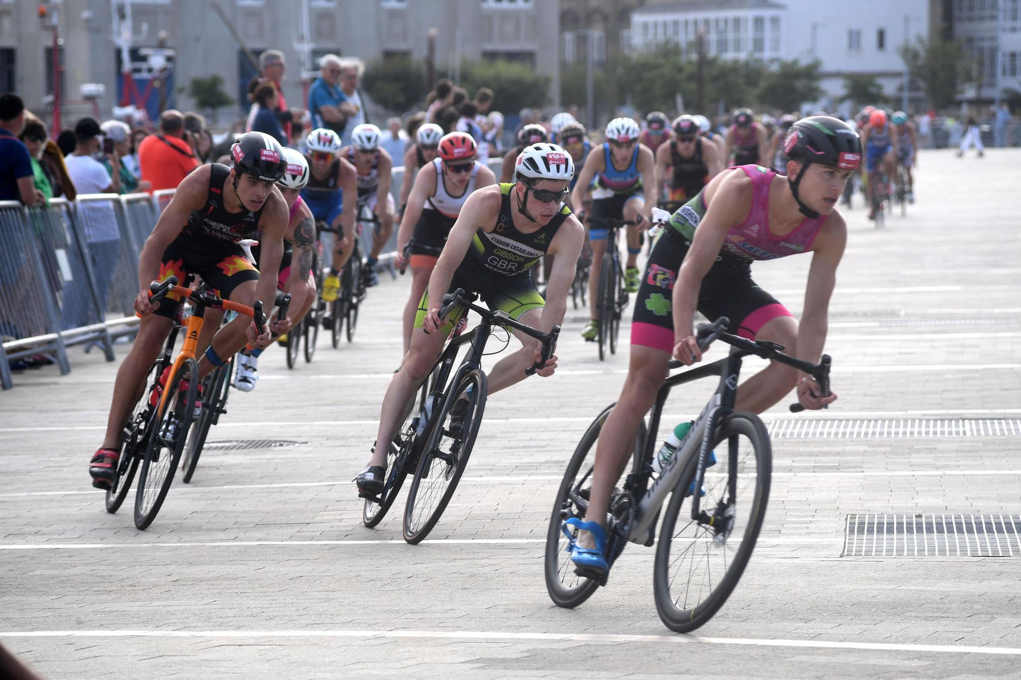 Campeonato de España de clubes de triatlón celebrado en A Coruña